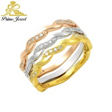 Gümüş Zirkon Taşlı Yüzük